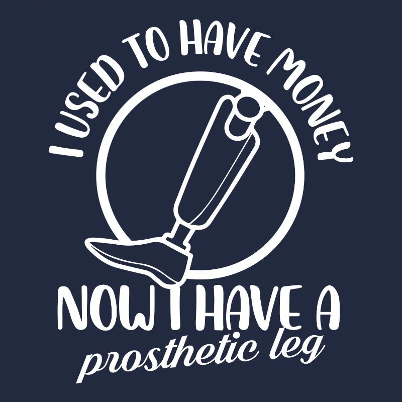 J’avais de l’argent maintenant une jambe prothétique Design