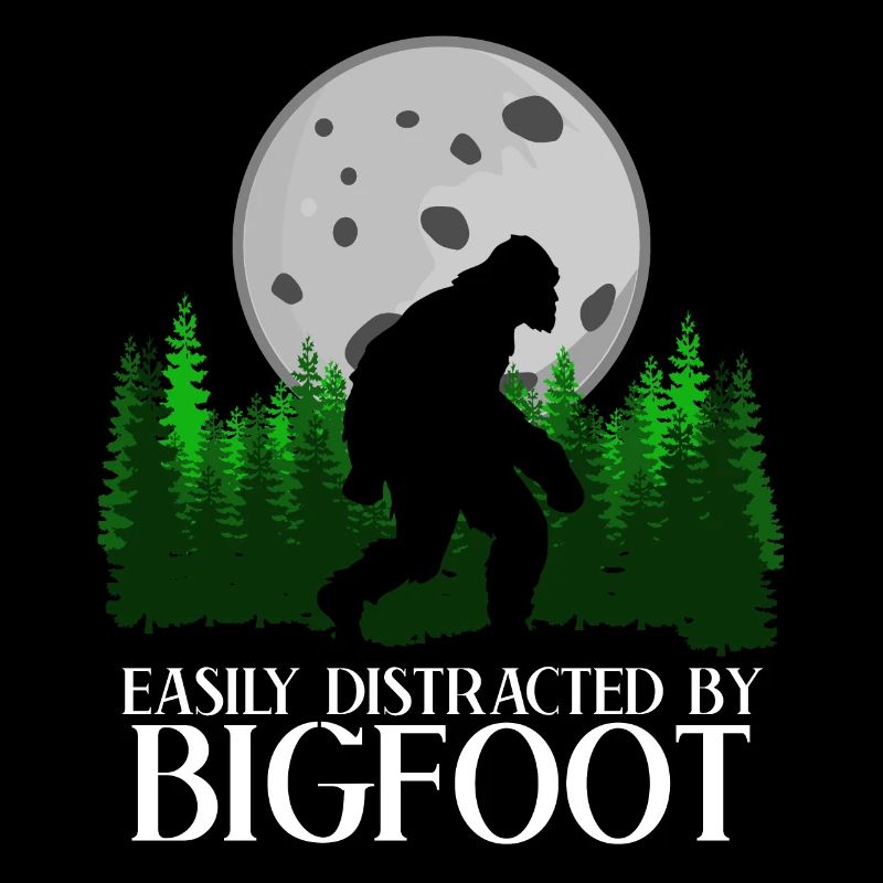 Bigfoot dans la forêt