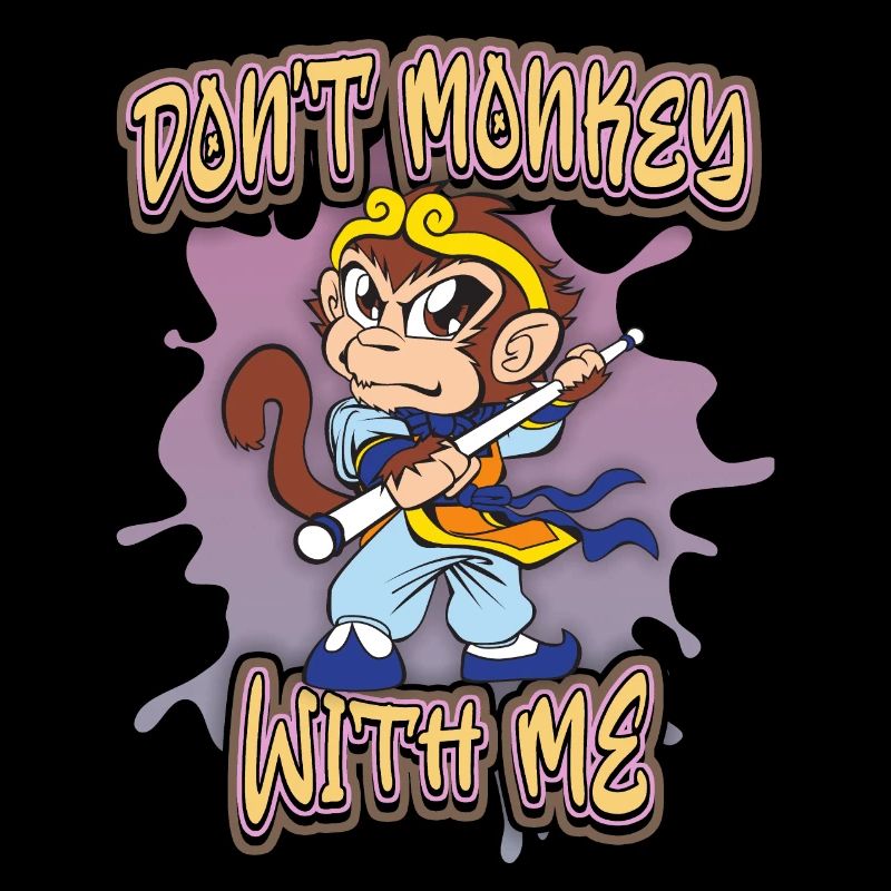 Singe, Singe de dessin animé, Singe Ninja, Drôle de dicton