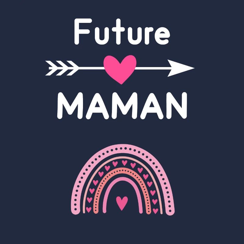 Future maman cadeau annonce grossesse mère