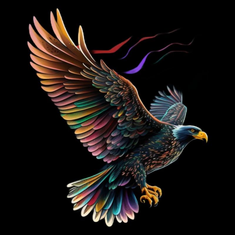 EAGLE IM FLUG