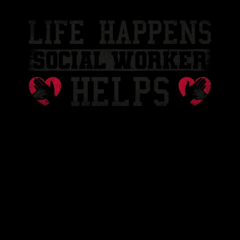 Life Happens Social Worker Helps Sozialarbeiter
