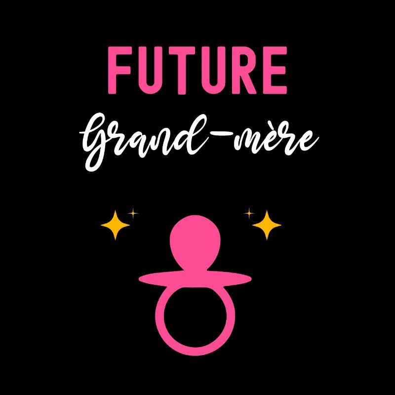 Future grand-mère cadeau annonce grossesse