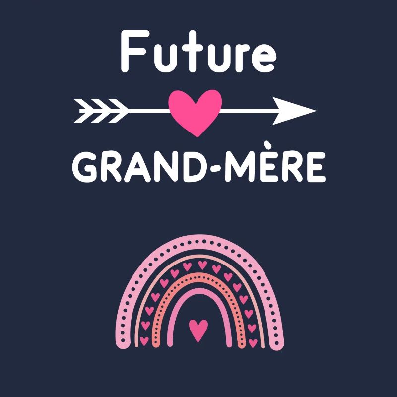 Future grand-mère cadeau annonce grossesse