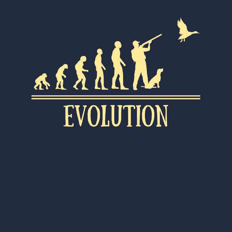 évolution chasse homme humour chasseur canard