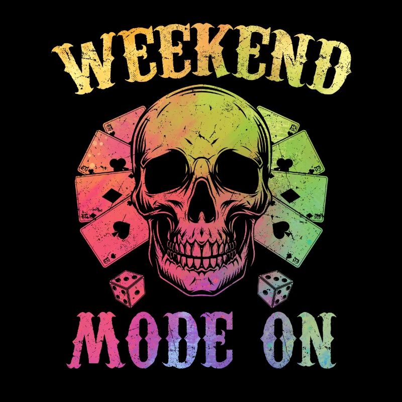 Poker Player Weekend Mode On - Playing Poker