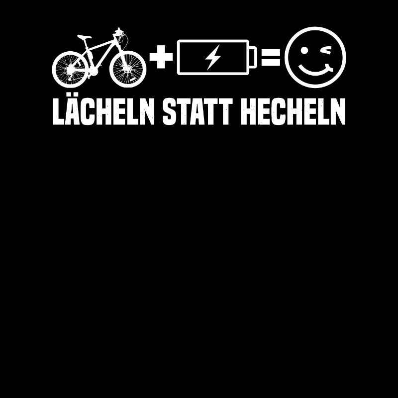 Lustiges Fahrradfahrer E-Biker Geschenkidee