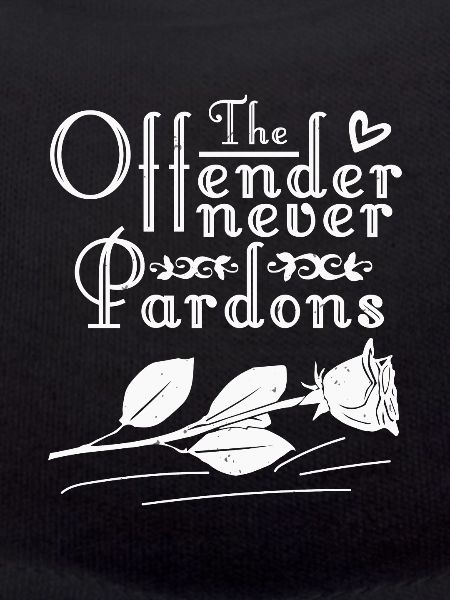 THE OHENDER NEVER PARDON