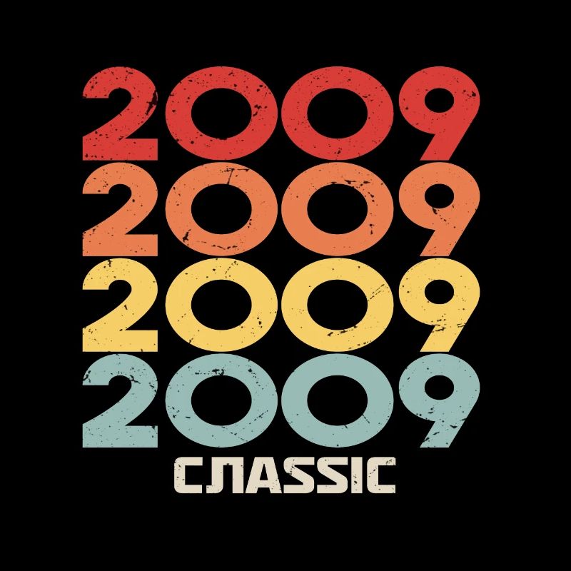 2009 Anniversaire dans le style vintage classique 2009