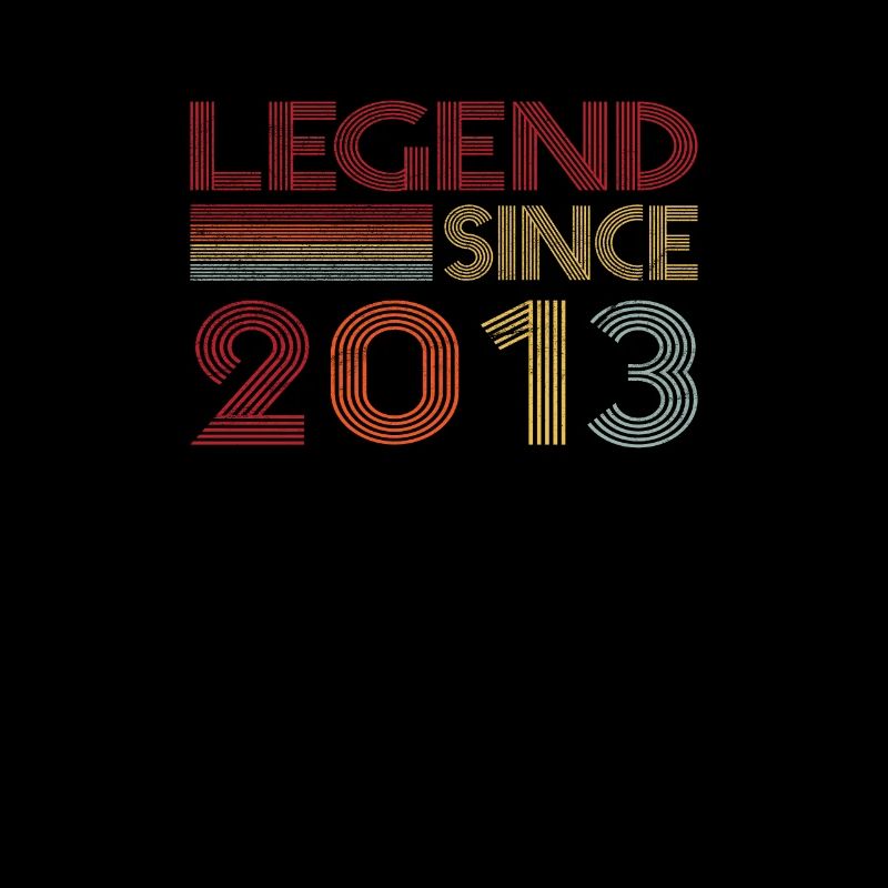 2013 Geburtstag Legend since Retro Vintage