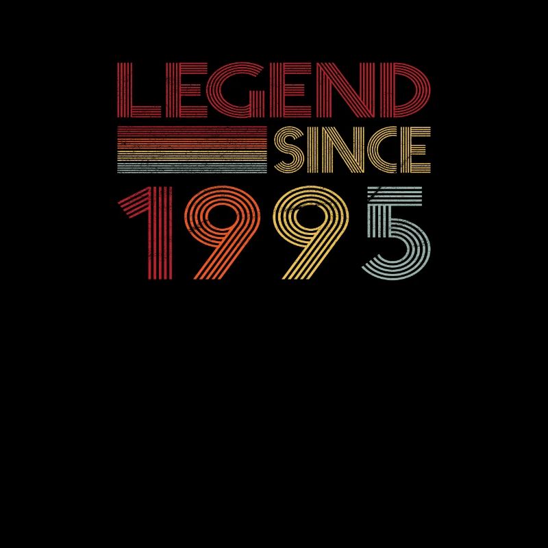 1995 Birthday Legend since Retro Vintage
