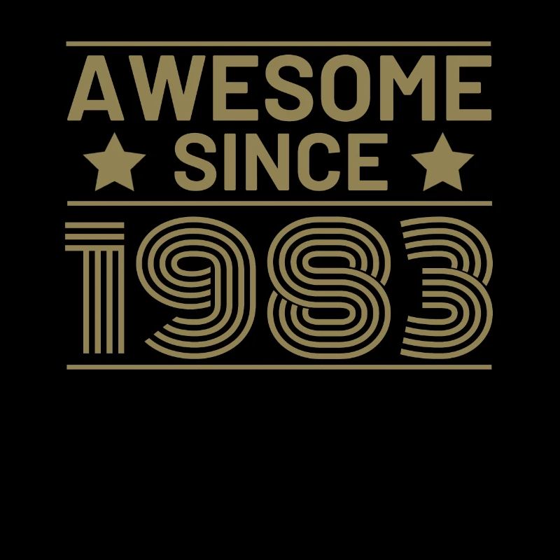 1983 Anniversaire Rétro