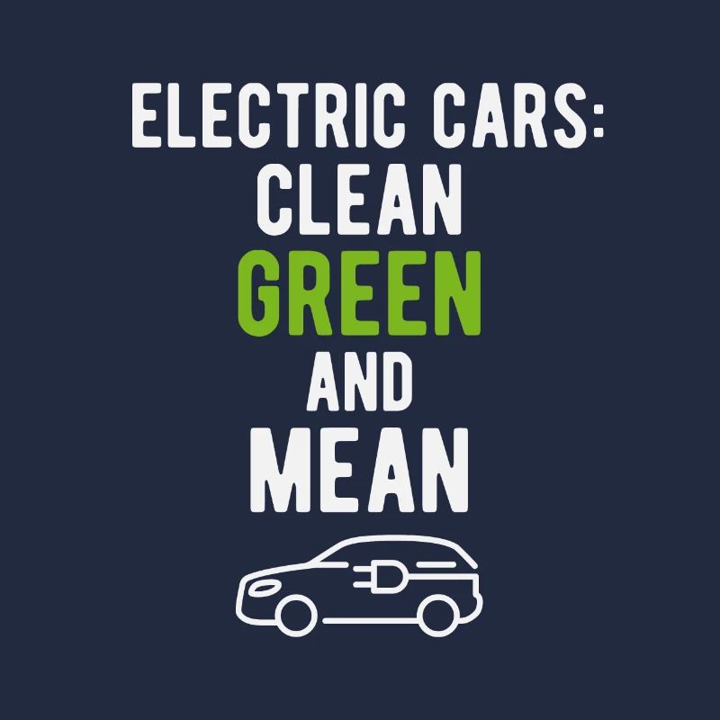 Véhicules électriques voitures électriques vert propre