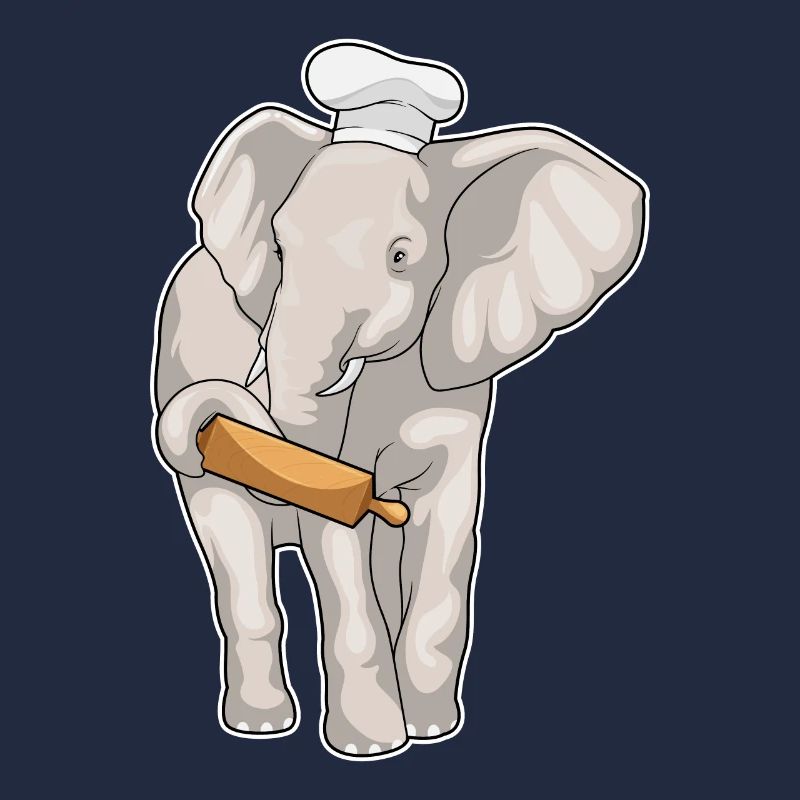 Elephant Baker Rolling Pin Baking