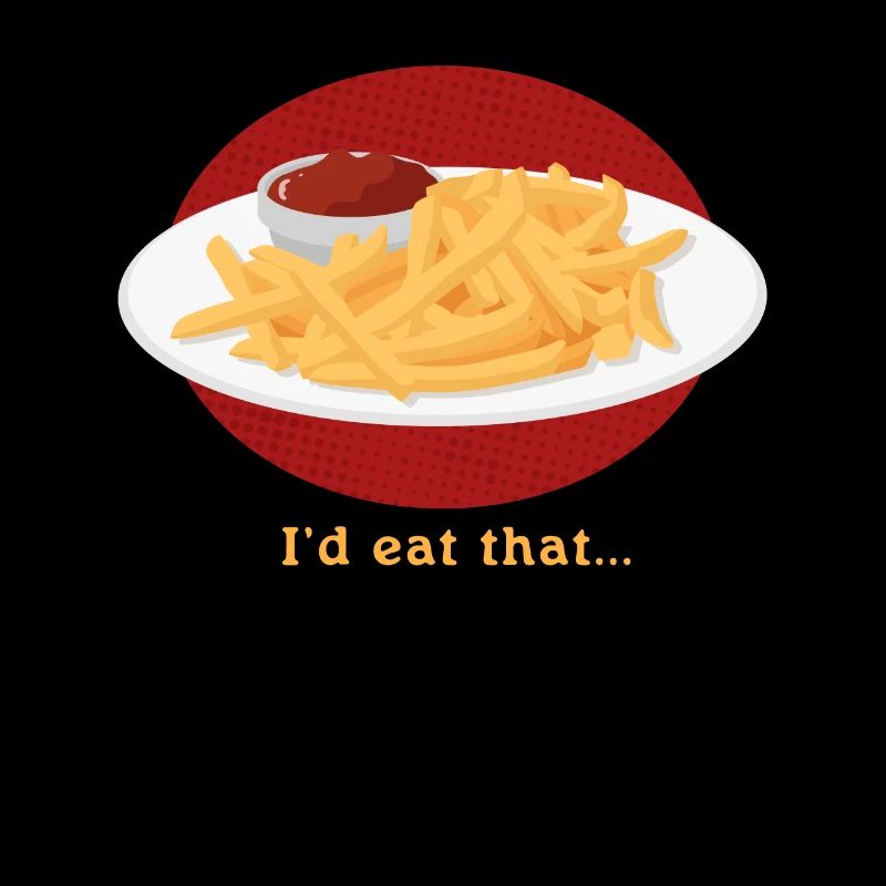 Frites frites frites restauration rapide restauration rapide cadeau