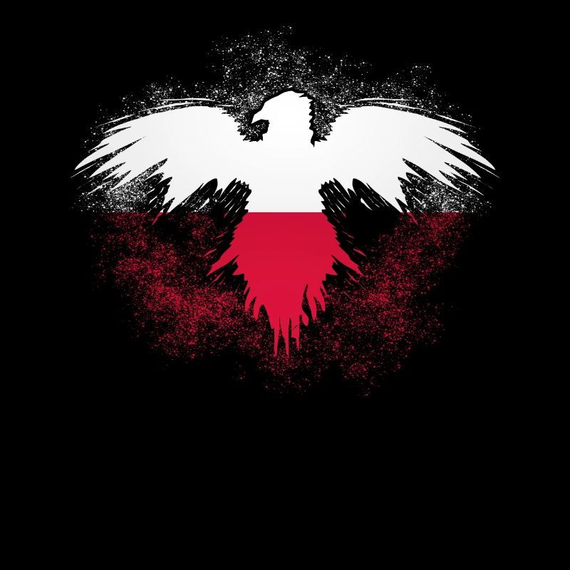 Drapeau polonais Eagle Pole Pologne
