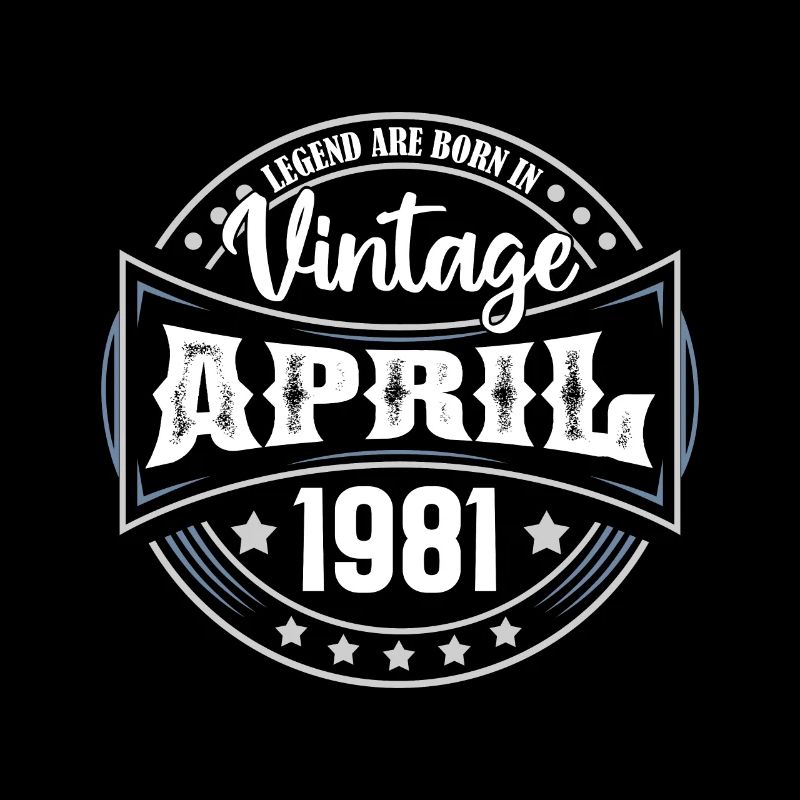 April 1981. Geburtstagsgeschenk April 1981 April