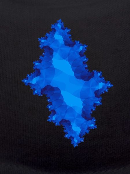 fractal blue
