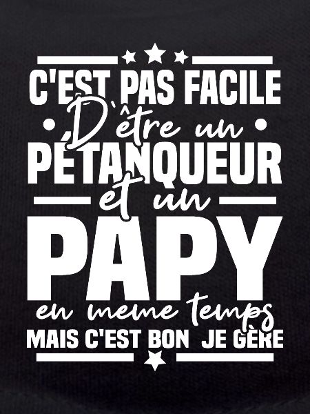 Pétanqueur et Papy