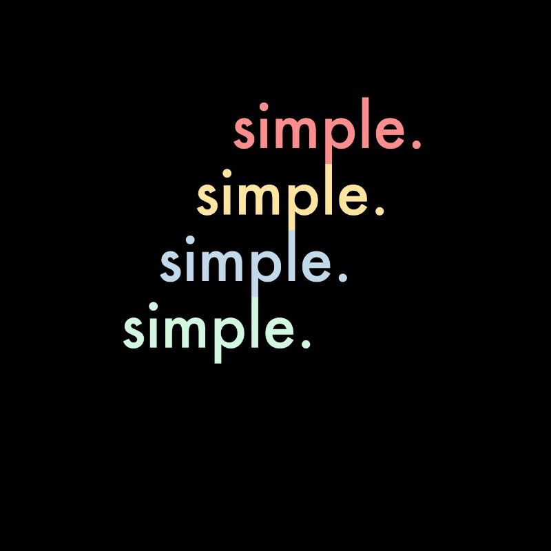 Conception de chemise simple - Simple