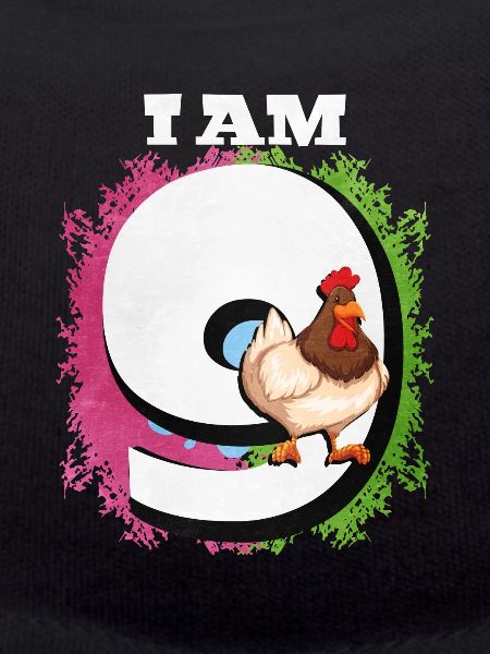 I am 9 chickens