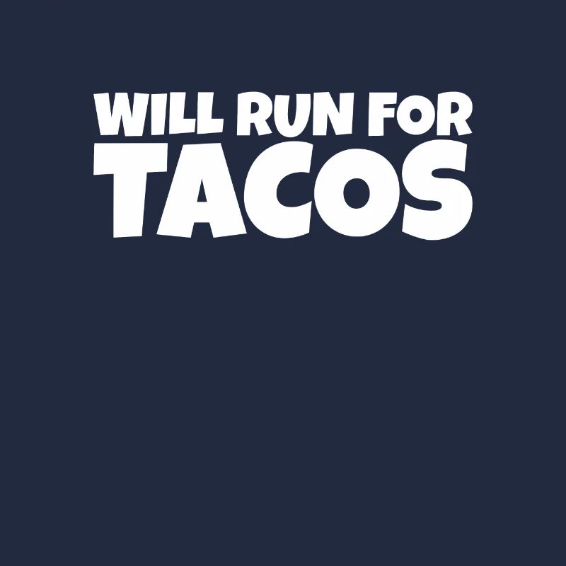Runner Running Athlete Taco Lover Gift