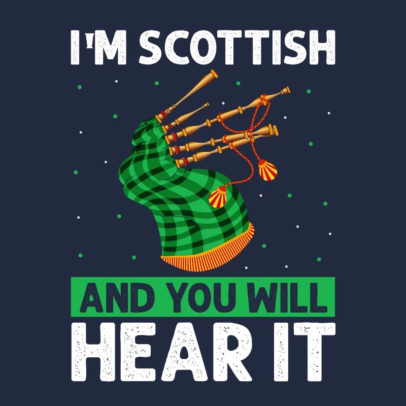 Bagpipe design for Scotland pride and bagpipes