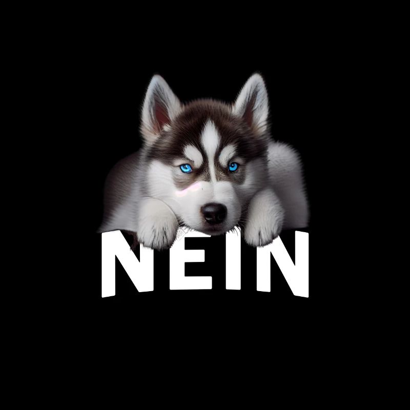 Statement Husky, Nö Fun, Einfach Nö, Nein