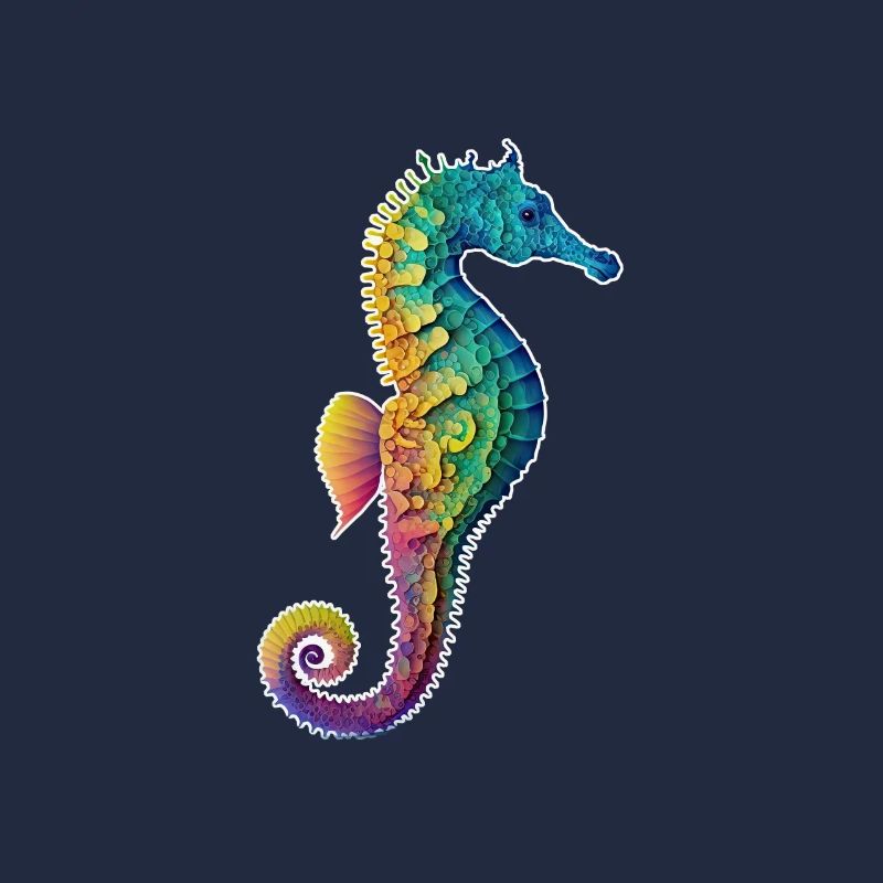 Hippocampe coloré - Sous l’eau - Plongée - Aqua