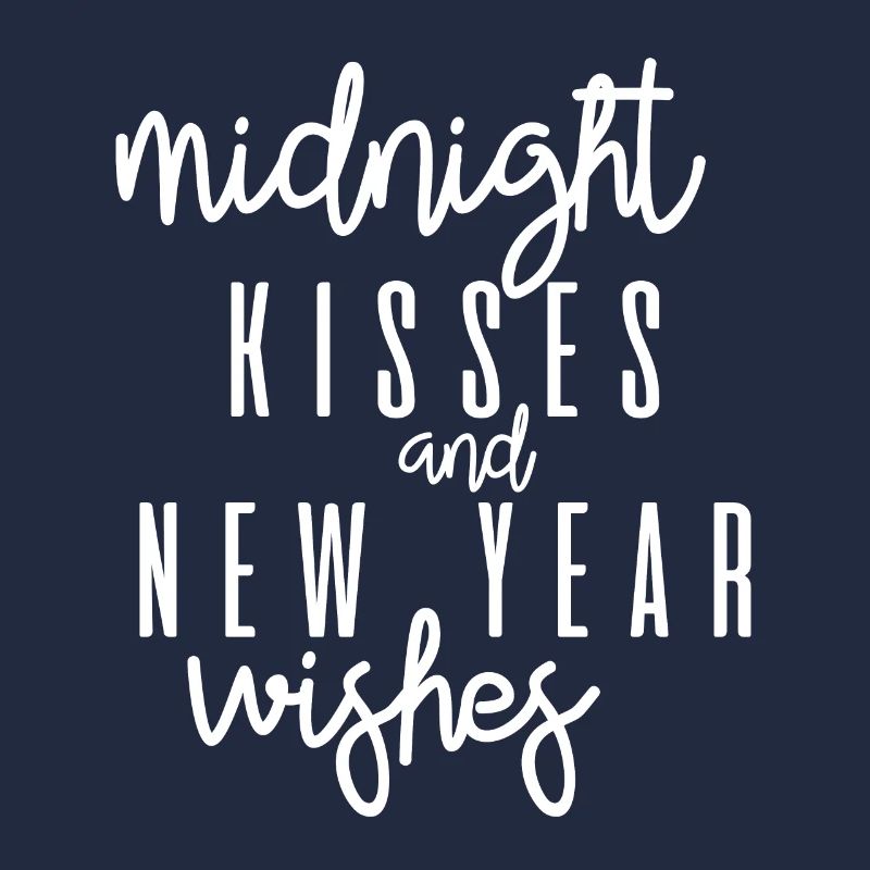 Mitternachtsküsse Und Neujahrswünsche