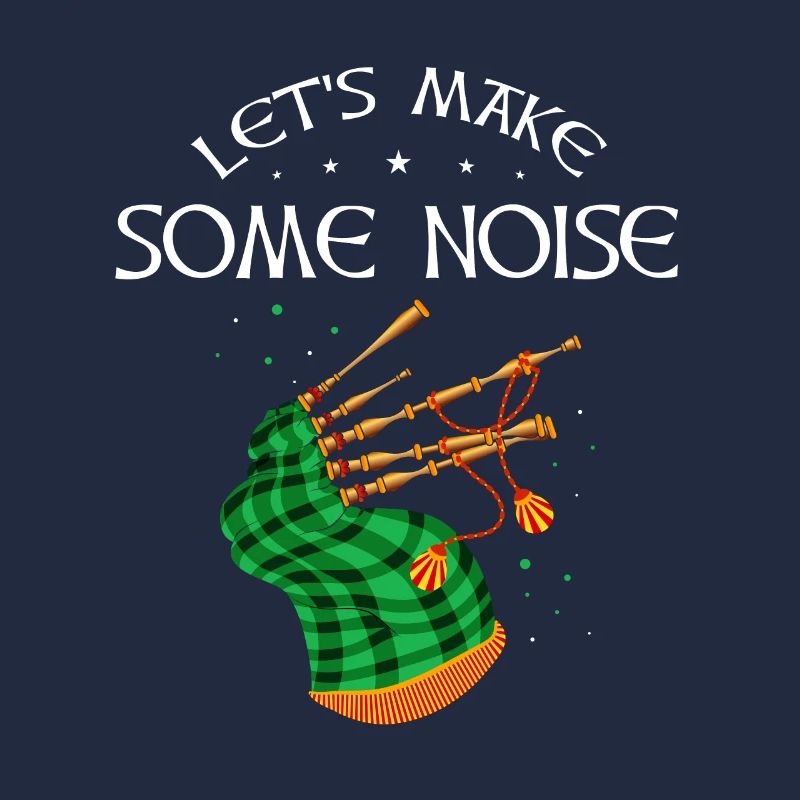 Bagpipe Design for Scotland Pride and Bagpipes