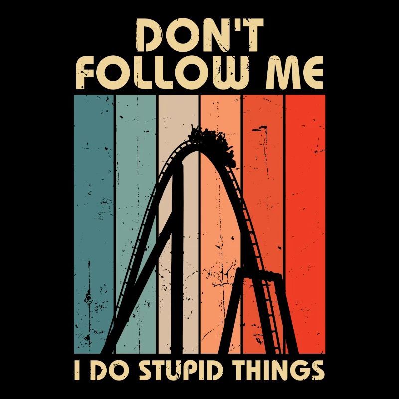 I Do Stupid Things Parc d’attractions Montagnes russes
