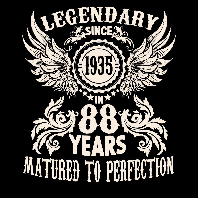 Eine Legende wird 88 Geburtstagsshirt für Ehrentag