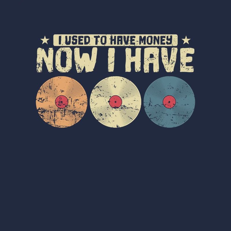 J’avais de l’argent maintenant j’ai des vinyles