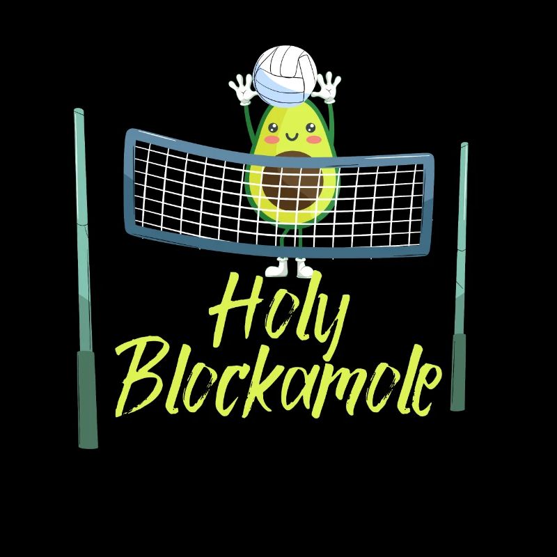 Holy Blockamole Volleyball Avocado