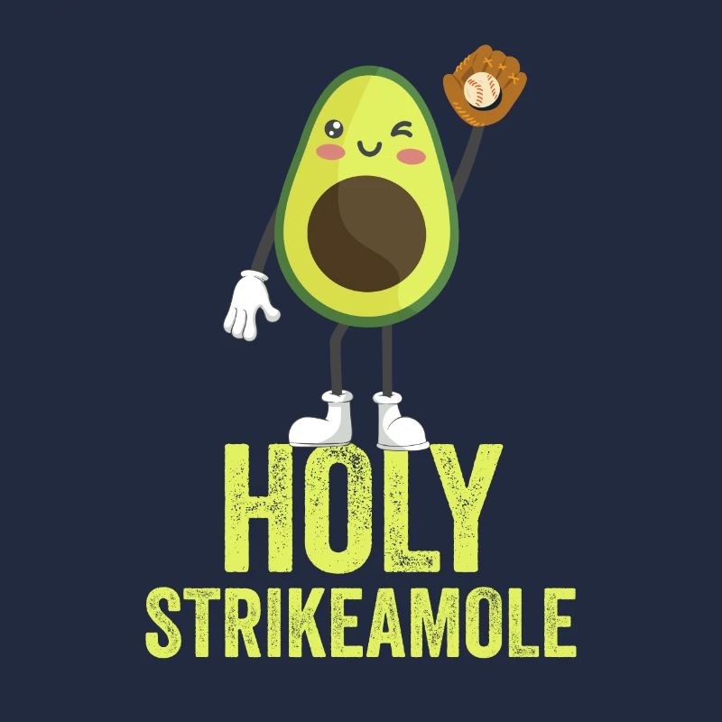 Holy Strikeamole Baseball Softball Avocat