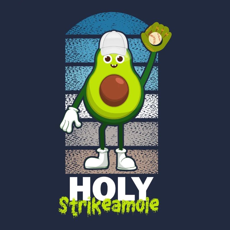 Holy Strikeamole Baseball Softball Avocat