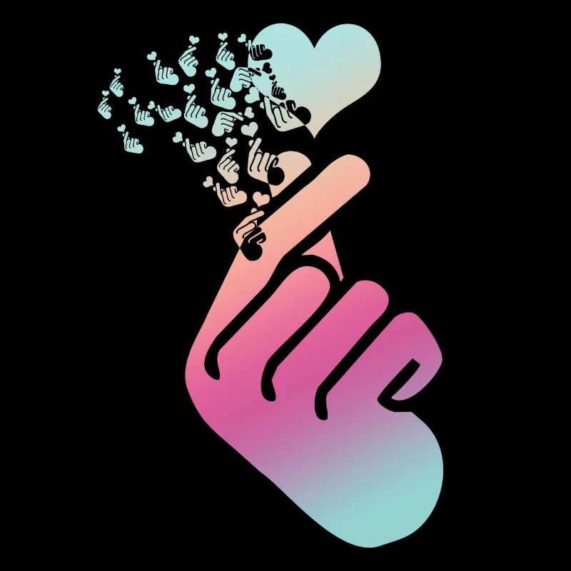 Kpop Heart Musique populaire coréenne K-Pop