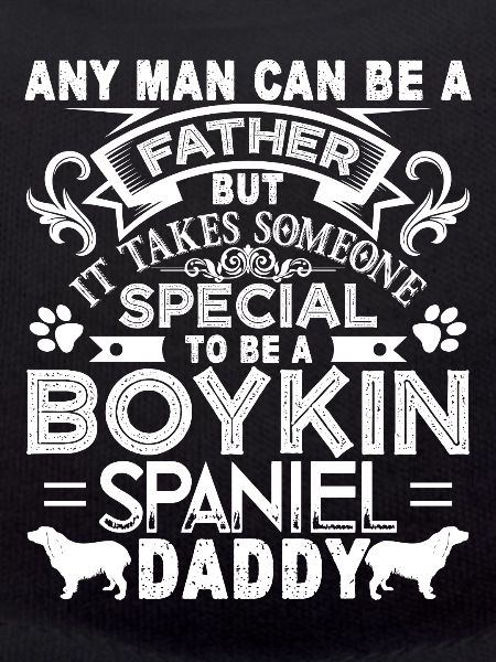 Proud Boykin Spaniel Daddy