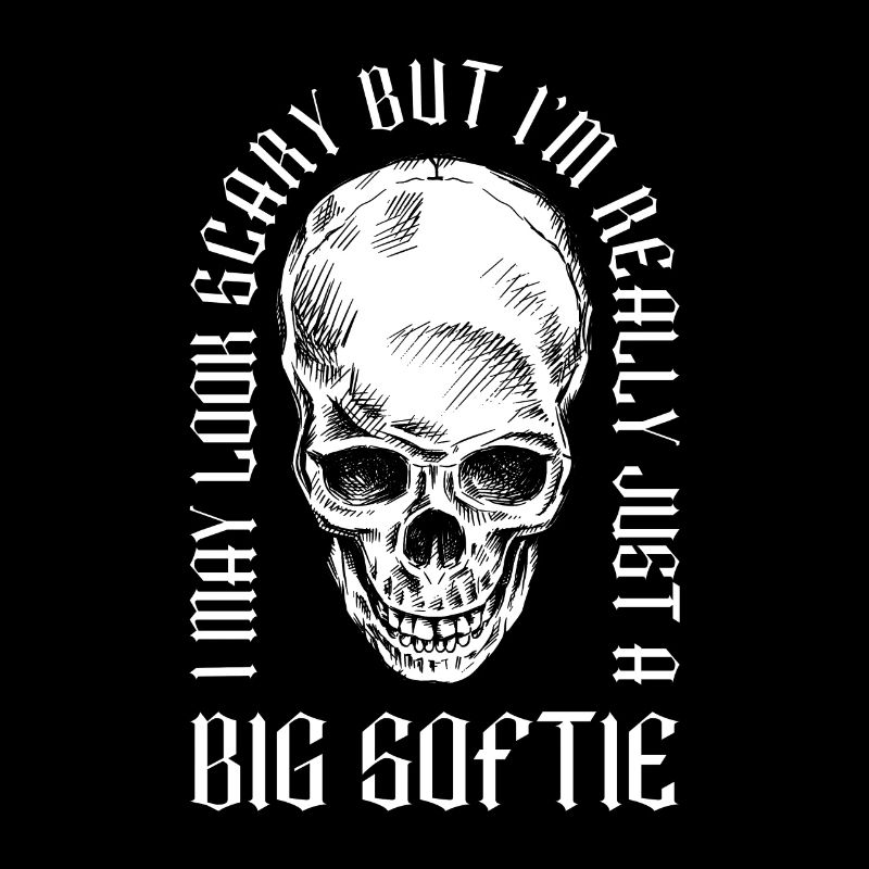 Gruselig aussehen, aber bin nur ein Softie - Goth