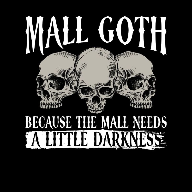 Centre commercial Goth gothique Grufti Dire Emo