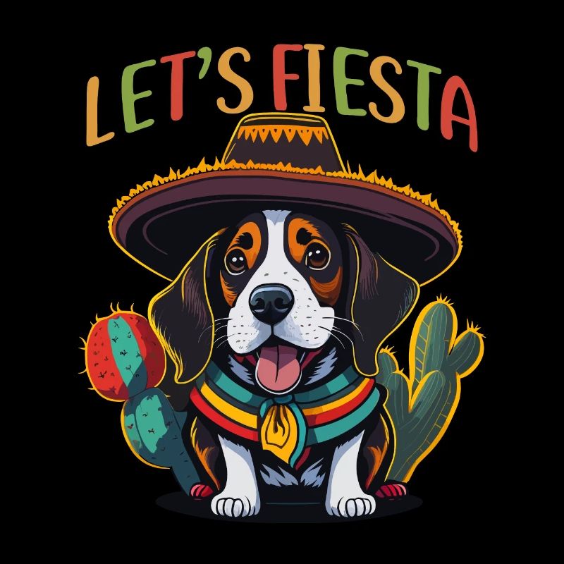Cinco de Mayo Fiesta Beagle Beagle mexicain