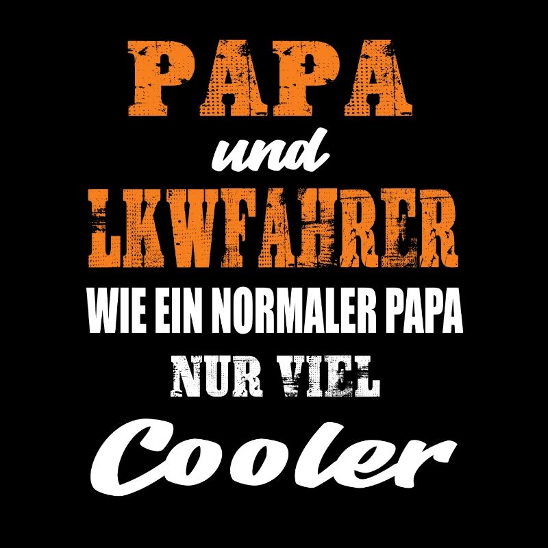 Papa und Lkwfahrer