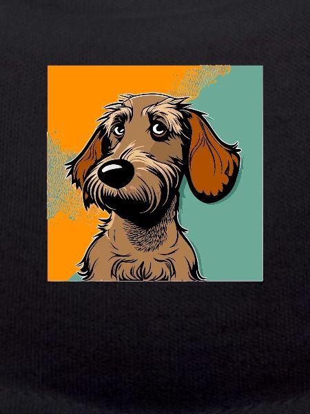 Dog in comic style