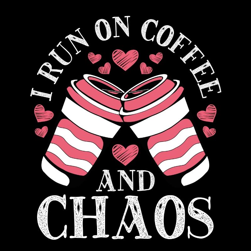 I'm walking on coffee and chaos