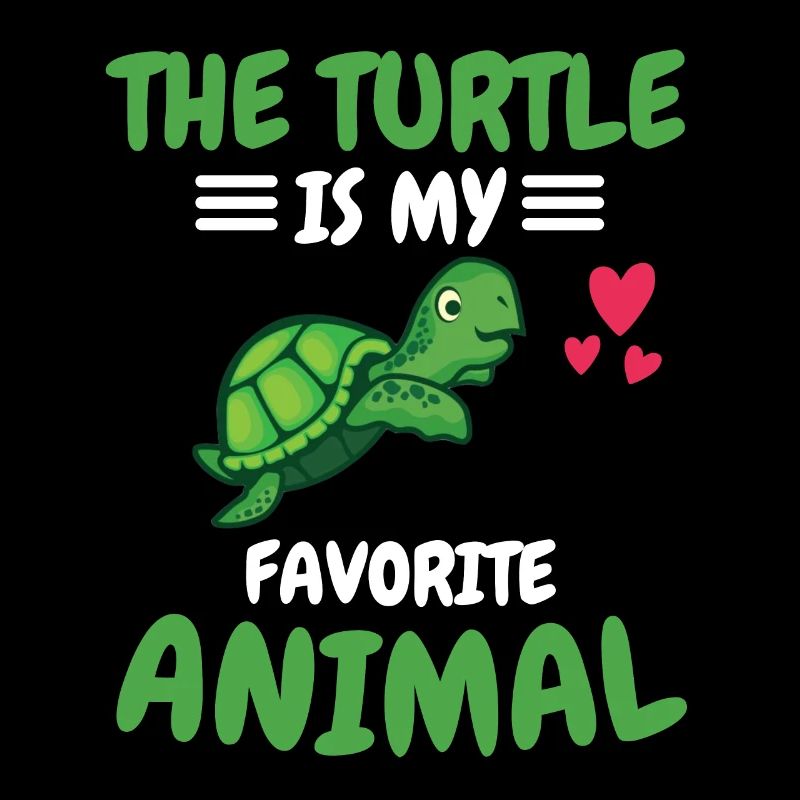 Lieblingstier Meerestier Tier Geschenk Schildkröte