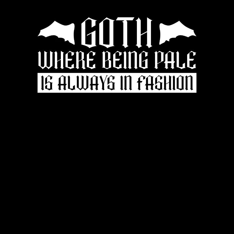 Goth, where being pale is fashionable - Moontan Gothic