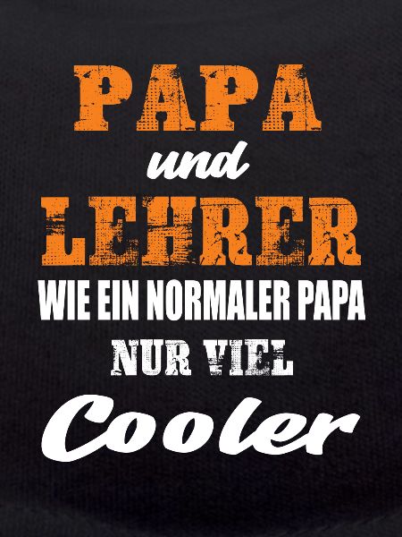 Papa und Lehrer