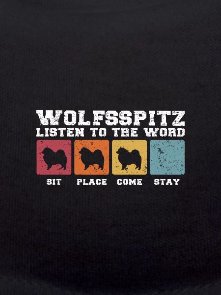 Wolfsspitz écoute le mot