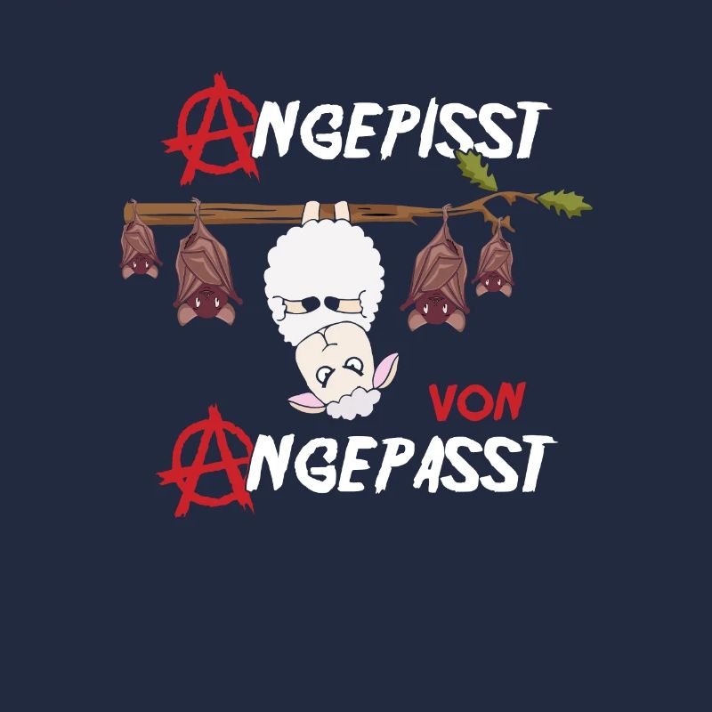 Angepisst von Angepasst Rebell Be Different Schaf